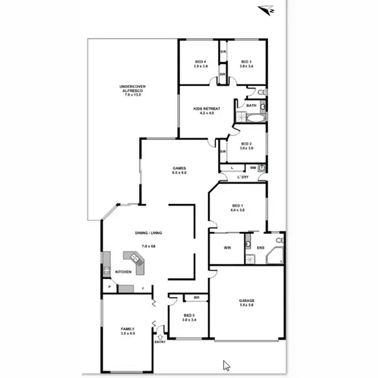 Floorplan of Homely rural property listing, 34-36 Brushtail Drive, Greenbank QLD 4124