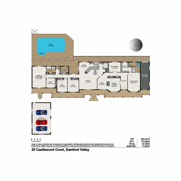 Floorplan of Homely house listing, 20 Castlewood Court, Samford Valley QLD 4520