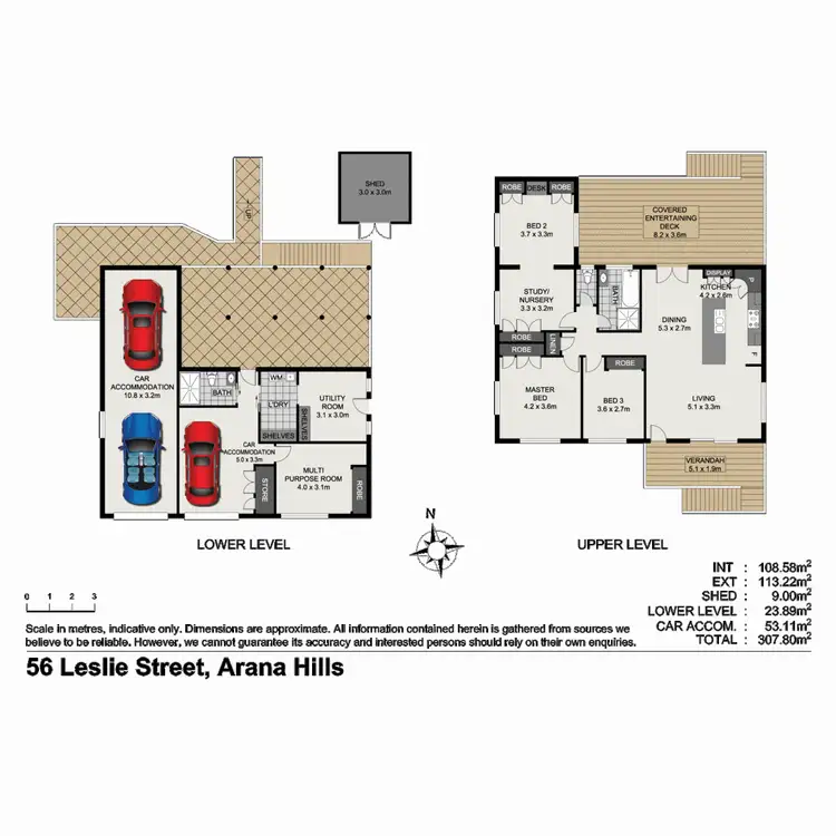 Floorplan of Homely house listing, 56 Leslie Street, Arana Hills QLD 4054