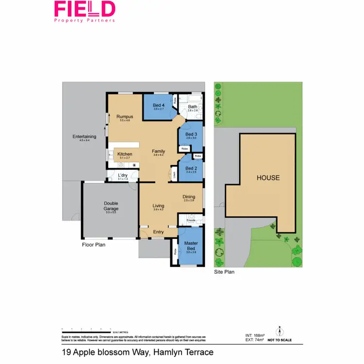 Floorplan of Homely house listing, 19 Apple Blossom, Hamlyn Terrace NSW 2259