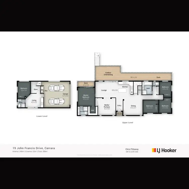 Floorplan of Homely house listing, 19 John Francis Drive, Carrara QLD 4211