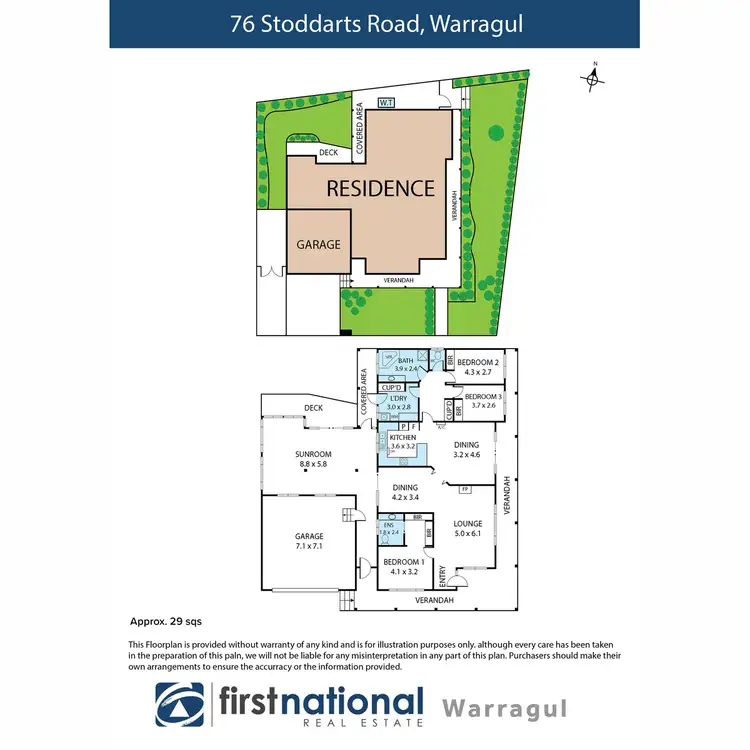 Floorplan of Homely house listing, 76 Stoddarts Road, Warragul VIC 3820