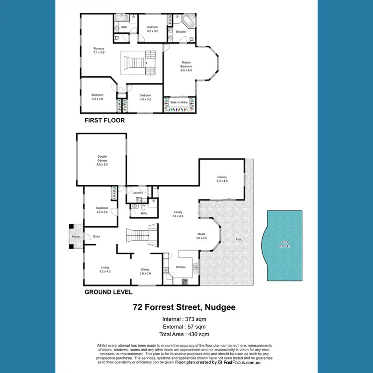 Floorplan of Homely house listing, 72 Forrest Street, Nudgee QLD 4014