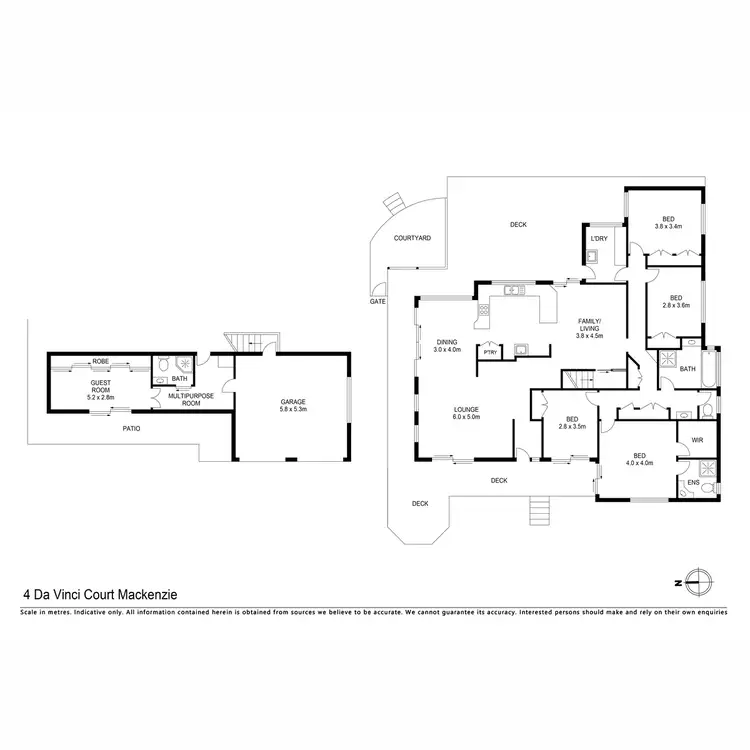 Floorplan of Homely house listing, 4 Da Vinci Court, Mackenzie QLD 4156