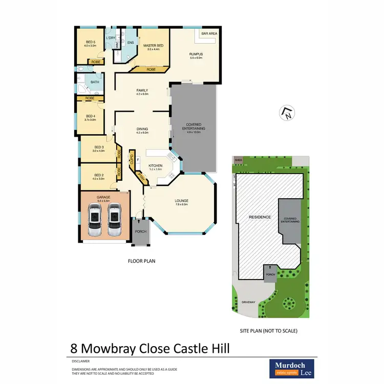 Floorplan of Homely house listing, 8 Mowbray Close, Castle Hill NSW 2154