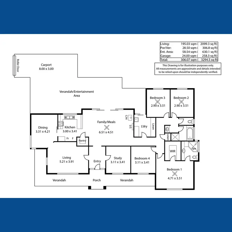 Floorplan of Homely house listing, 7 Waller Drive, Clare SA 5453