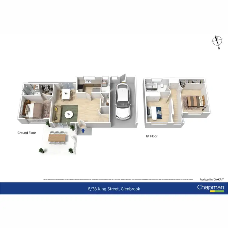 Floorplan of Homely villa listing, 6/38 King Street, Glenbrook NSW 2773