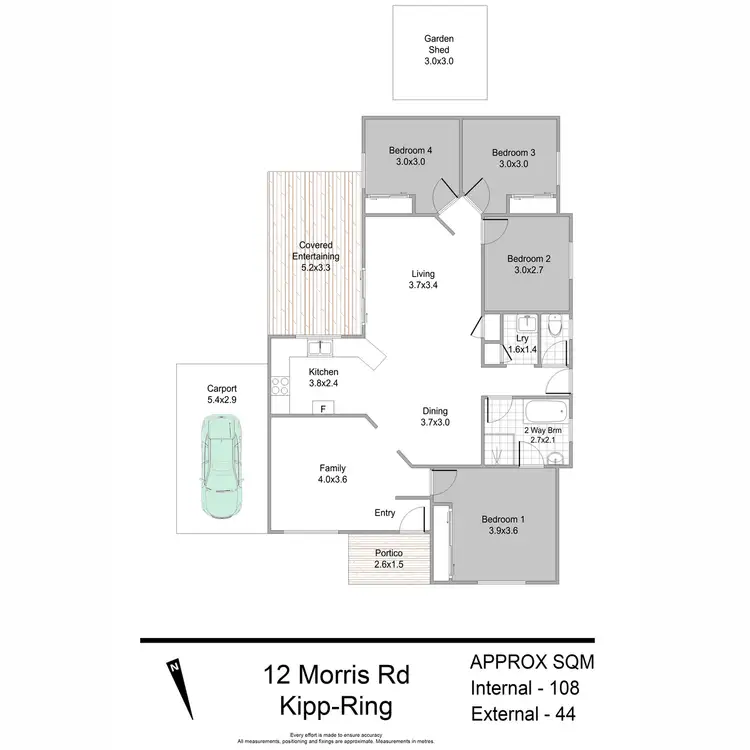 Floorplan of Homely house listing, 12 Morris Road, Kippa-ring QLD 4021