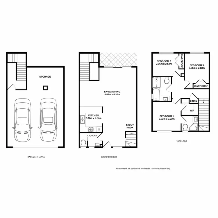 Floorplan of Homely townhouse listing, 23/400 Glenmore Parkway, Glenmore Park NSW 2745