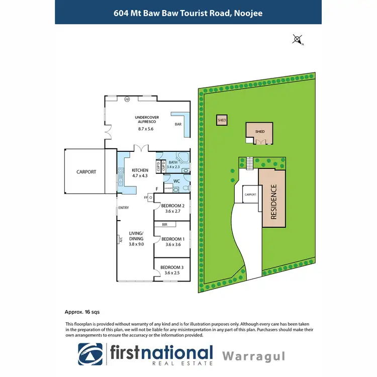 Floorplan of Homely house listing, 604 Mt Baw Baw Tourist Road, Noojee VIC 3833