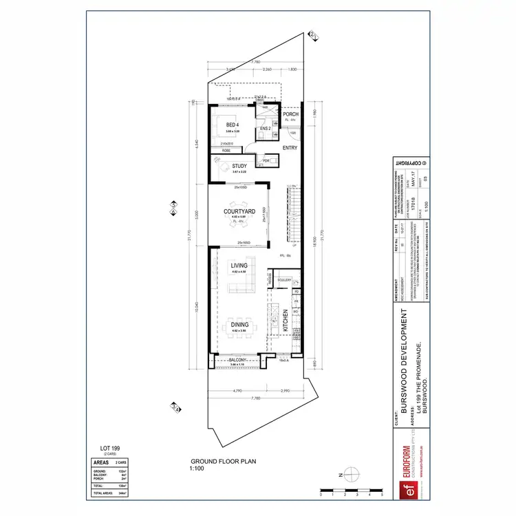 Floorplan of Homely house listing, 6 The Promenade, Burswood WA 6100
