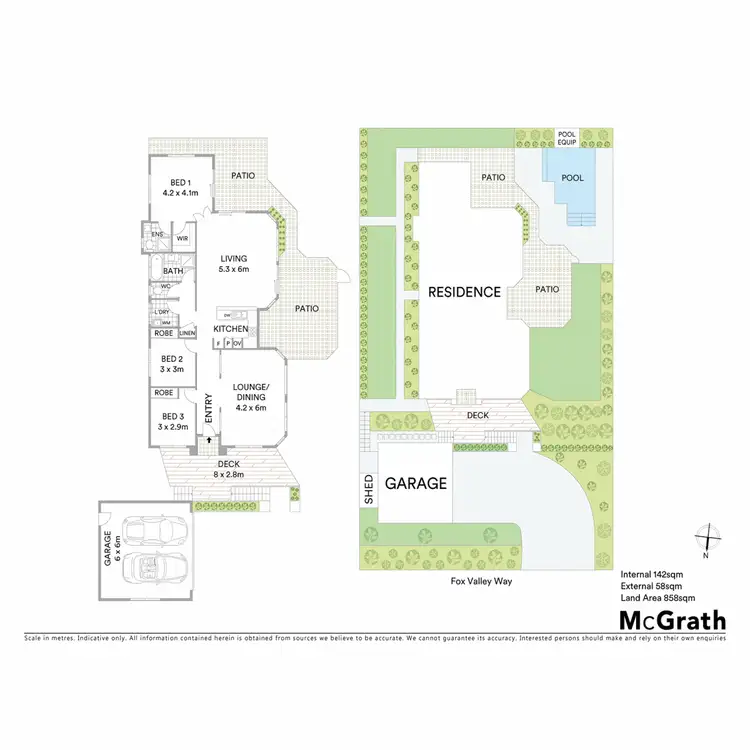 Floorplan of Homely house listing, 6 Fox Valley Way, Lennox Head NSW 2478