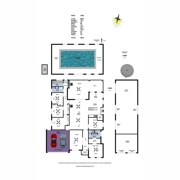 Floorplan of Homely house listing, 27 Magpie Crescent, Mannum SA 5238