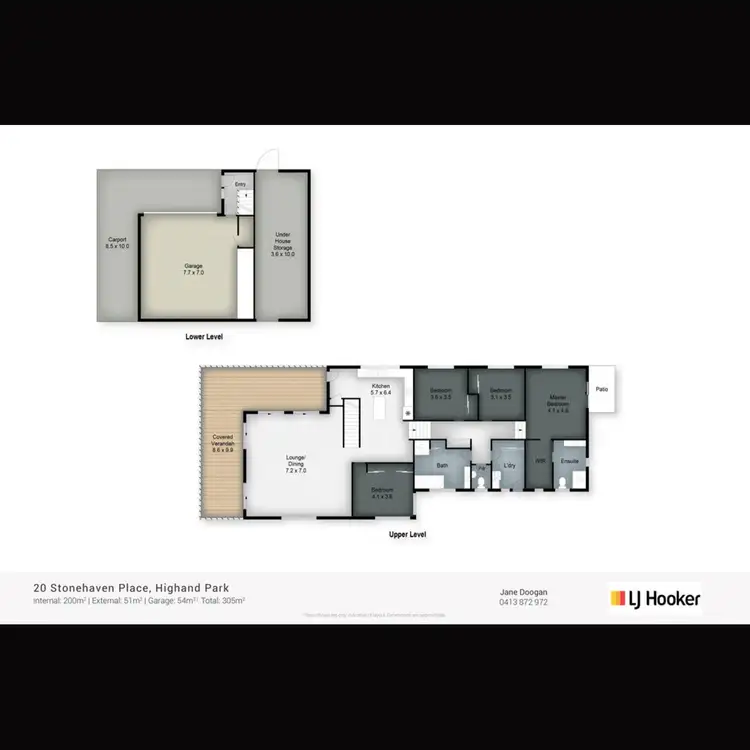 Floorplan of Homely house listing, 20 Stonehaven Place, Highland Park QLD 4211