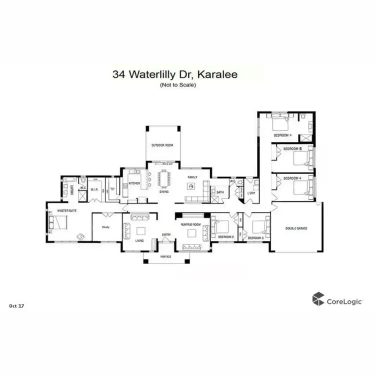 Floorplan of Homely house listing, 34 Waterlilly Drive, Karalee QLD 4306