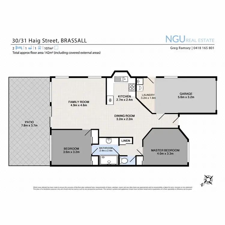 Floorplan of Homely unit listing, 30/31 Haig Street, Brassall QLD 4305