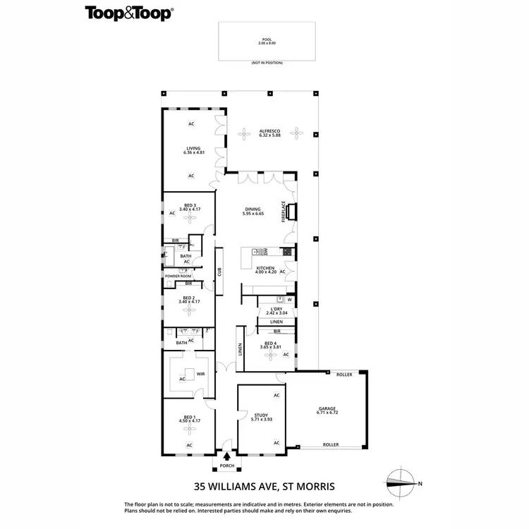 Floorplan of Homely house listing, 35 Williams Avenue, St Morris SA 5068