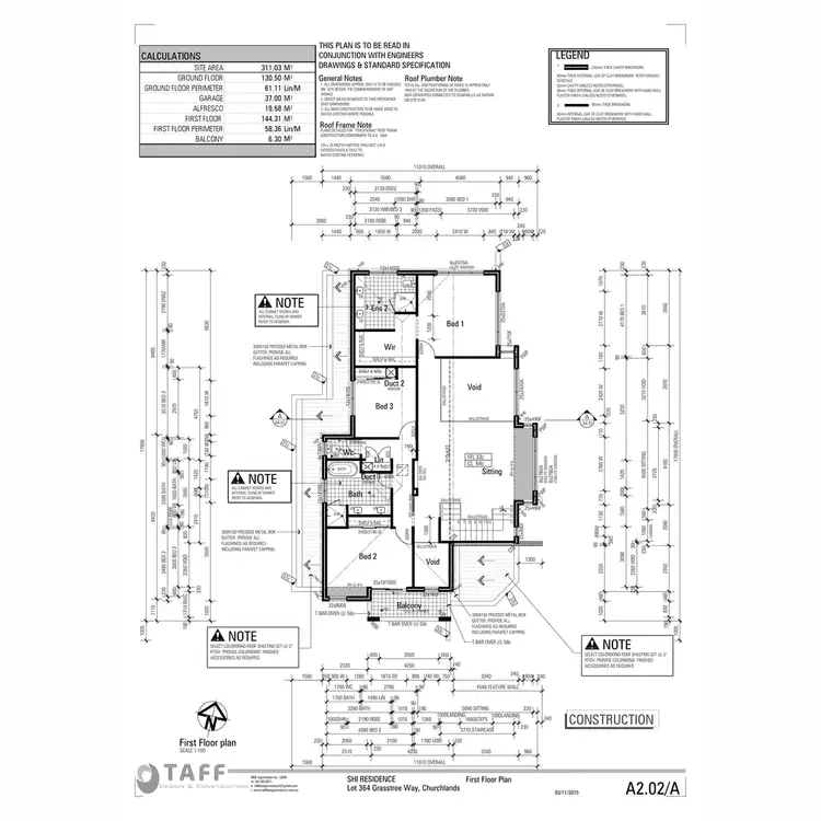 Floorplan of Homely house listing, 9 Grasstree Way, Churchlands WA 6018