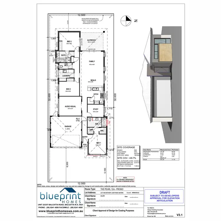 Floorplan of Homely house listing, 41 Rothery Loop, Piara Waters WA 6112