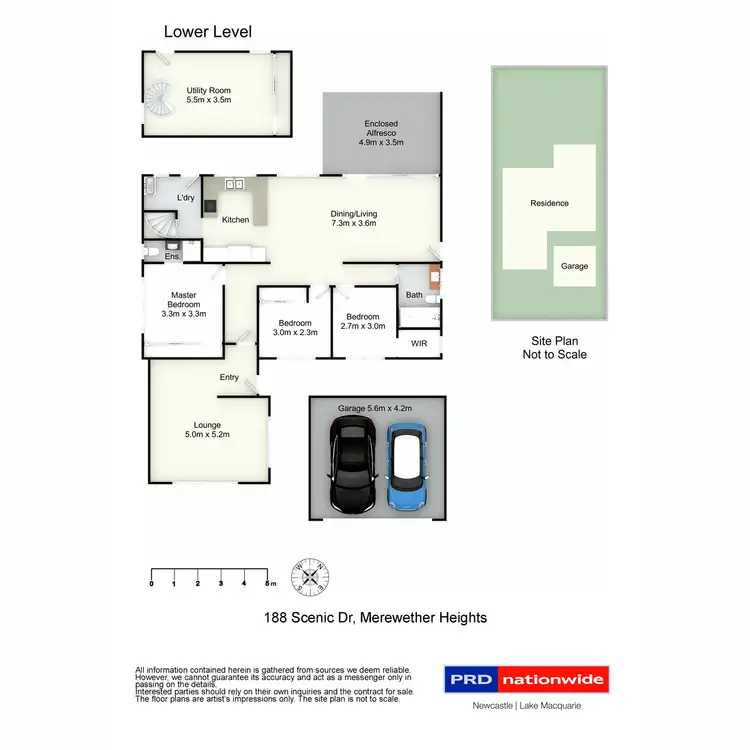 Floorplan of Homely house listing, 188 Scenic Drive, Merewether Heights NSW 2291