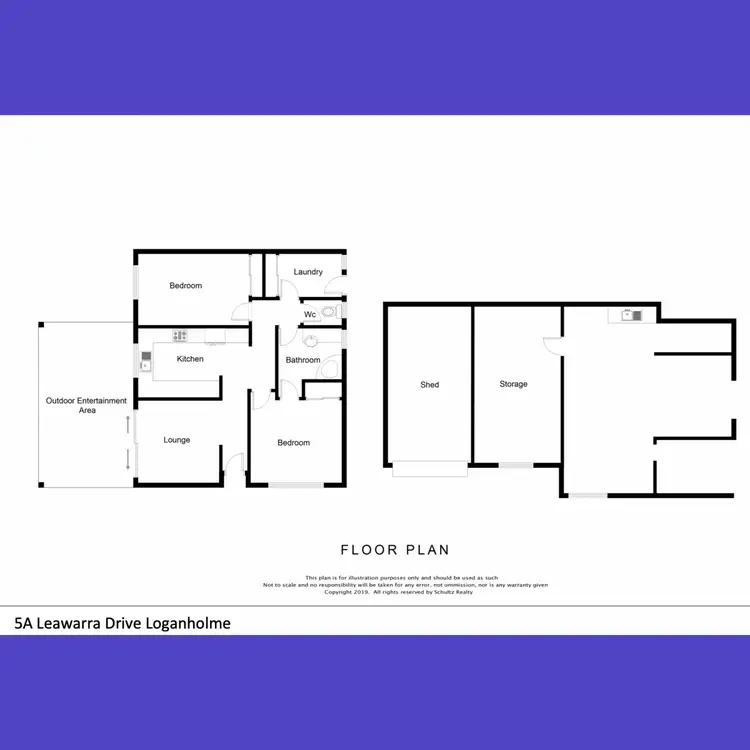 Floorplan of Homely house listing, 5A Leawarra Drive, Loganholme QLD 4129