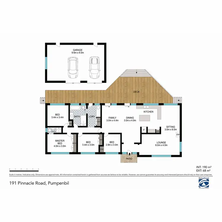 Floorplan of Homely rural property listing, 191 Pinnacle Road, Pumpenbil NSW 2484