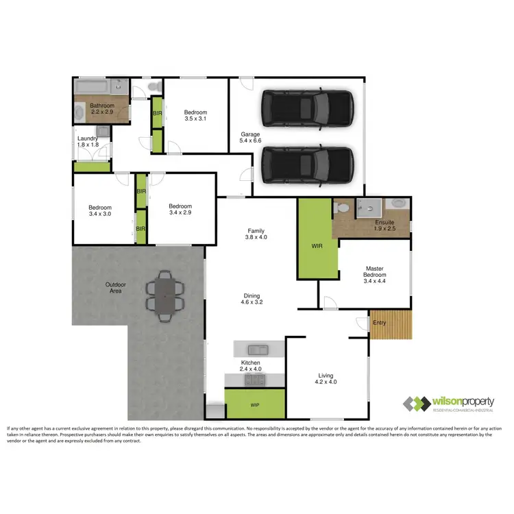 Floorplan of Homely house listing, 24 Charolais Street, Traralgon VIC 3844