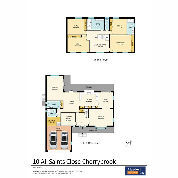 Floorplan of Homely house listing, 10 All Saints Close, Cherrybrook NSW 2126