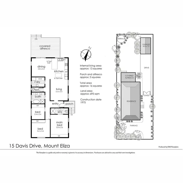 Floorplan of Homely house listing, 15 Davis Drive, Mount Eliza VIC 3930