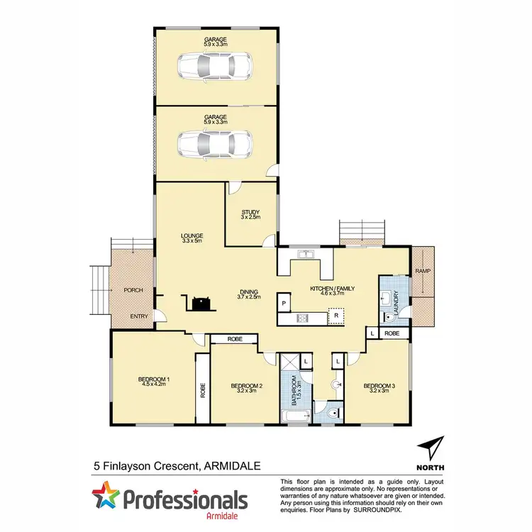 Floorplan of Homely house listing, 5 Finlayson Crescent, Armidale NSW 2350