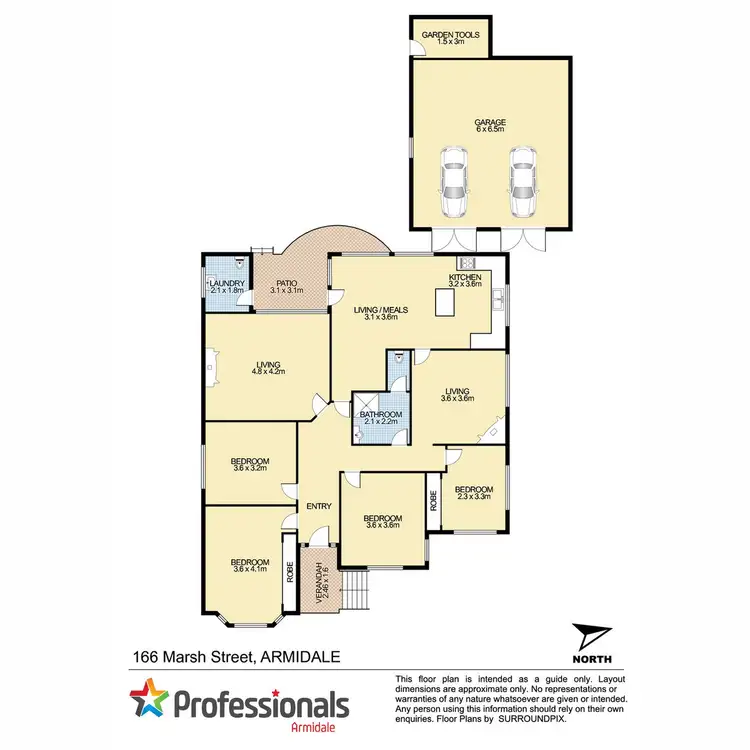 Floorplan of Homely house listing, 166 Marsh Street, Armidale NSW 2350