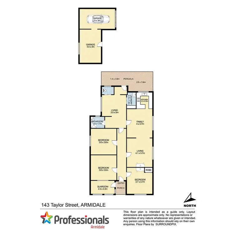 Floorplan of Homely house listing, 143 Taylor Street, Armidale NSW 2350