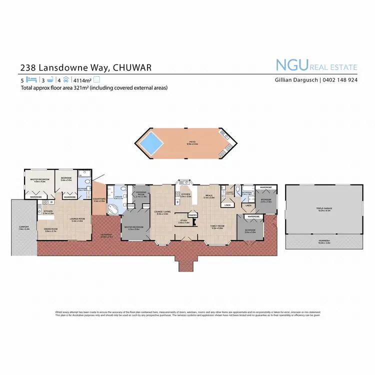 Floorplan of Homely house listing, 238 Lansdowne Way, Chuwar QLD 4306