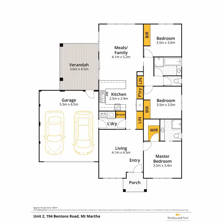 Floorplan of Homely house listing, 2/194 Bentons Road, Mount Martha VIC 3934
