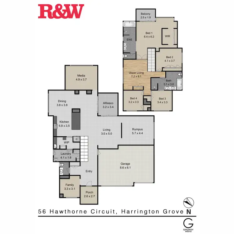 Floorplan of Homely house listing, 56 Hawthorne Circuit, Harrington Park NSW 2567