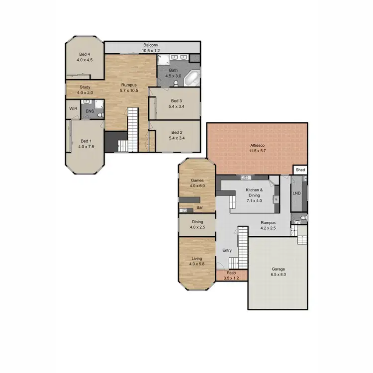 Floorplan of Homely house listing, 71 The Cascades, Mount Annan NSW 2567