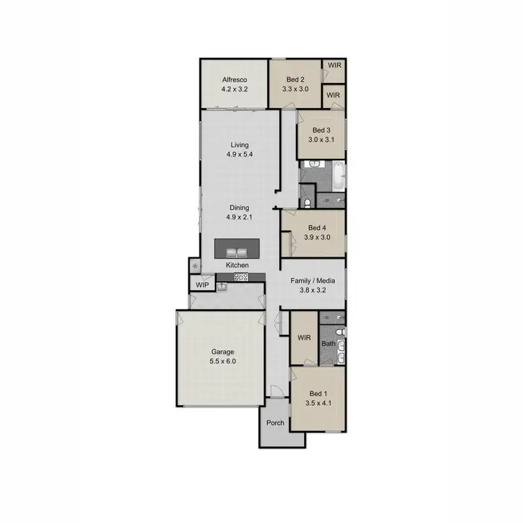 Floorplan of Homely house listing, 182 Lodges Road, Elderslie NSW 2570