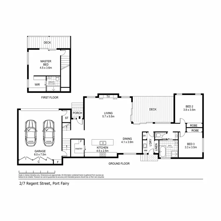Floorplan of Homely house listing, 2/7 Regent Street, Port Fairy VIC 3284