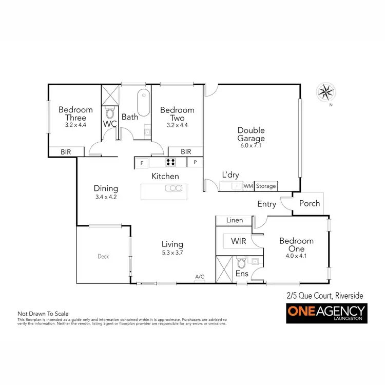Floorplan of Homely house listing, 2/5 Que Court, Riverside TAS 7250
