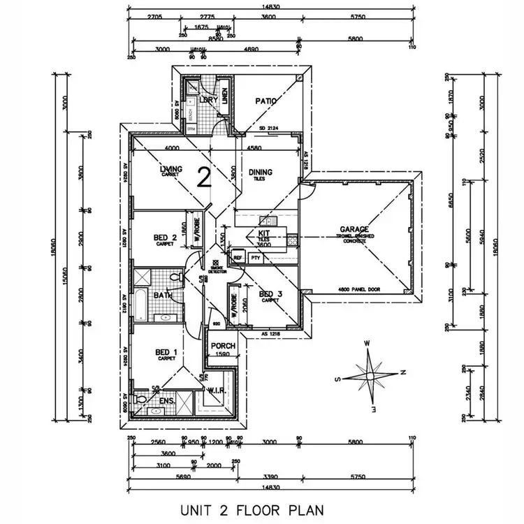 Floorplan of Homely villa listing, 2/15 Tropicbird Crescent, Old Bar NSW 2430