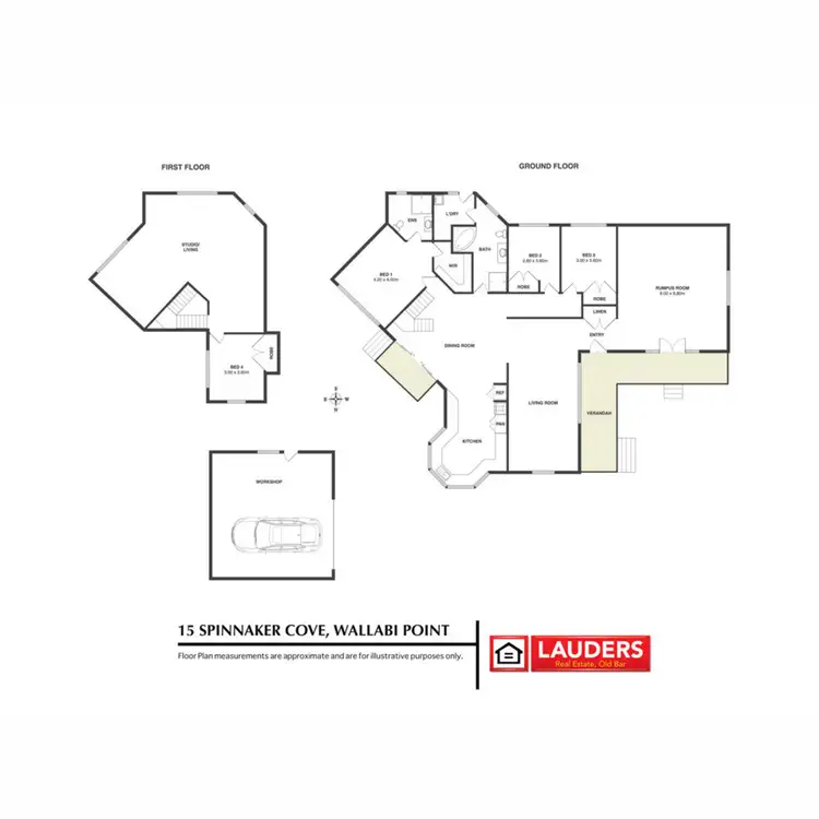Floorplan of Homely house listing, 15 Spinnaker Cove, Wallabi Point NSW 2430