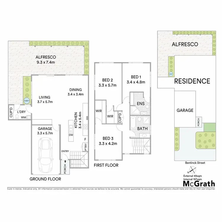 Floorplan of Homely townhouse listing, 2/24 Bentinck Street, Ballina NSW 2478