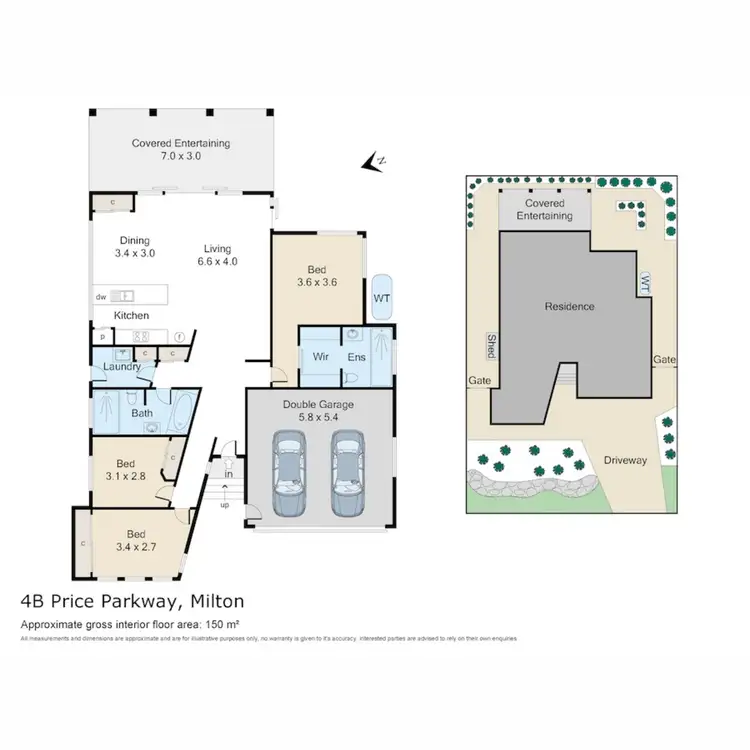 Floorplan of Homely house listing, 4b Price Parkway, Milton NSW 2538