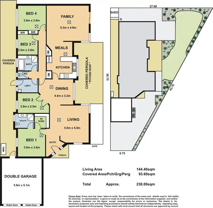 Floorplan of Homely house listing, 12 Marshall Place, Golden Grove SA 5125