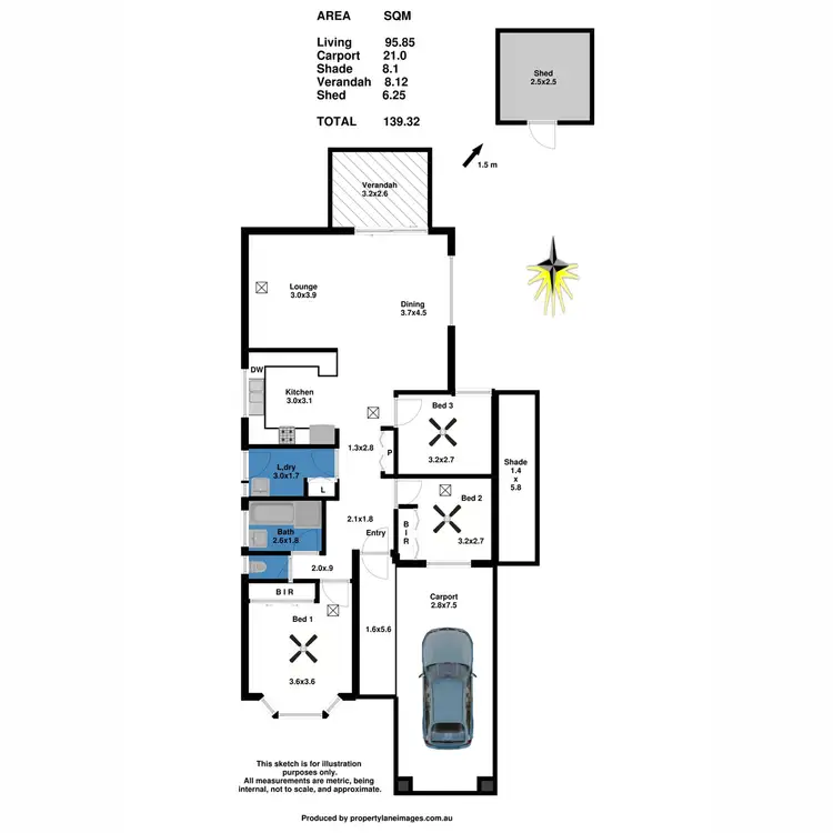 Floorplan of Homely house listing, 11 Ruse Court, Golden Grove SA 5125