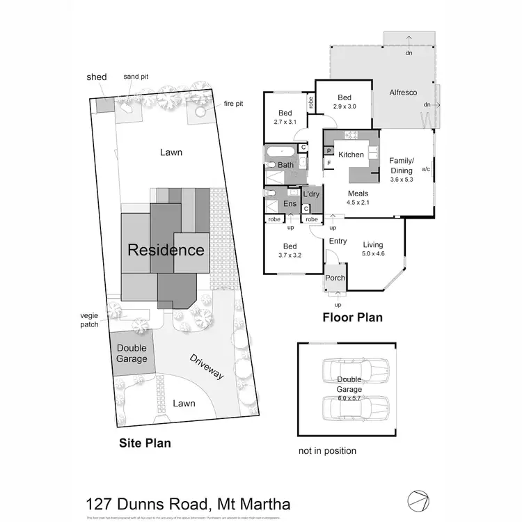 Floorplan of Homely house listing, 127 Dunns Road, Mount Martha VIC 3934