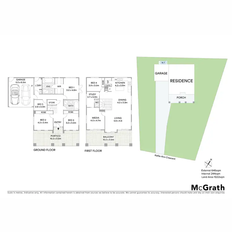 Floorplan of Homely house listing, 21 Kellie-Ann Crescent, Lennox Head NSW 2478