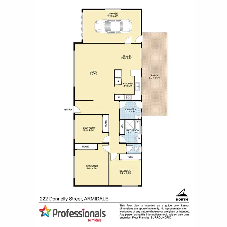 Floorplan of Homely house listing, 222 Donnelly Street, Armidale NSW 2350