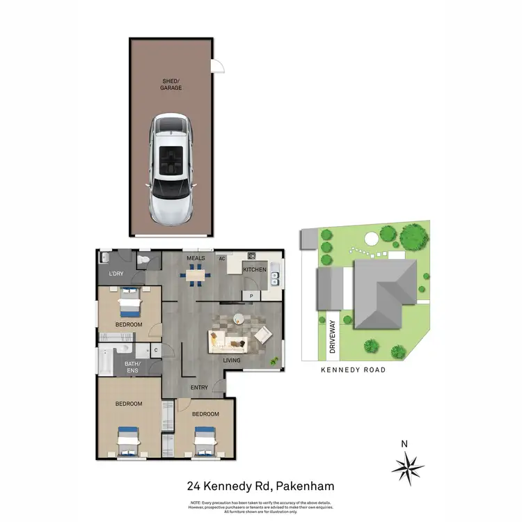 Floorplan of Homely house listing, 24 Kennedy Road, Pakenham VIC 3810
