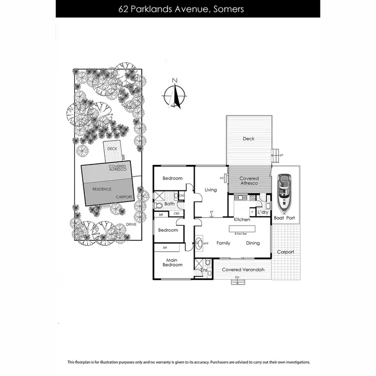 Floorplan of Homely house listing, 62 Parklands Avenue, Somers VIC 3927